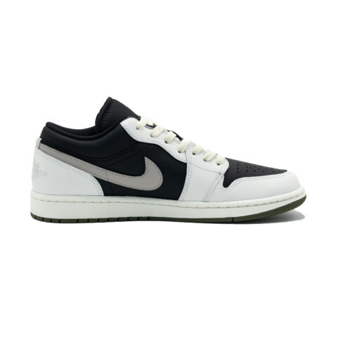 Jordan Air Jordan 1 ‘Night Shade Silver Gleam’ Abrasion Resistant Low top Vintage Basketball Shoes Unisex