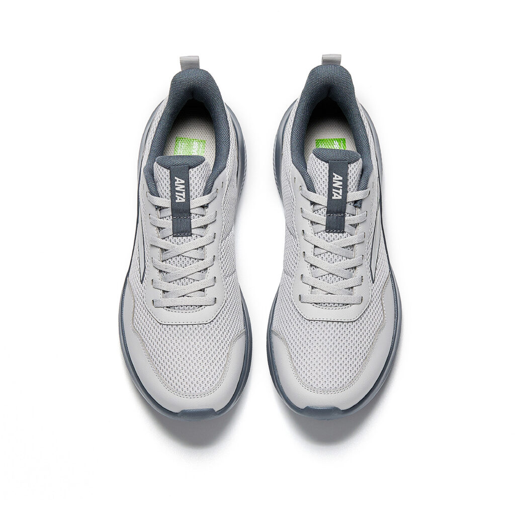 Anta Sky Fabric Low top Lightweight Cushioning Lightweight Running Shoes Men’s Microchip Gray/Smoke Coal Gray