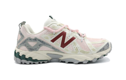 New Balance 610T Romantic Rhythm Cushioning Abrasion Resistant Low top Mountaineering Hiking Shoes Unisex Beige Pink