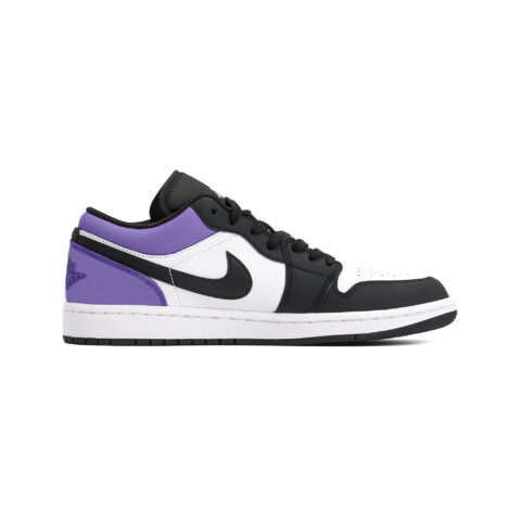 Jordan Air Jordan 1 Slip Resistant Abrasion Resistant Low top Vintage Basketball Shoes Unisex Black