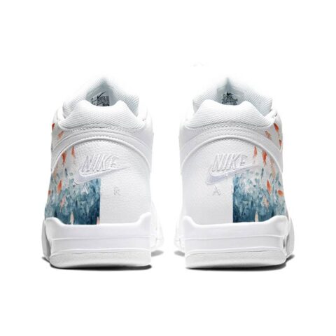 Nike Flight Legacy Vintage Basketball Shoes Men’s Mid Top L Blue/White