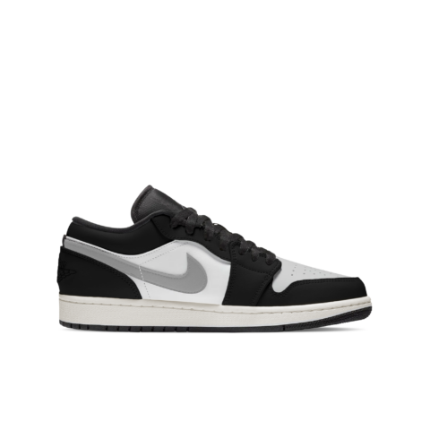 Jordan Air Jordan 1 Low top Vintage Basketball Shoes Unisex Black White Gray