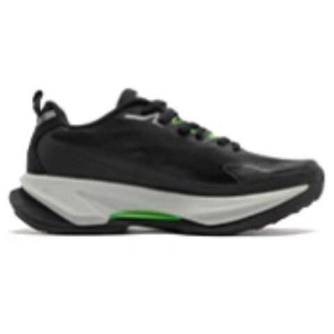 QIAODAN Slip Resistant And Breathable Low top Casual Running Shoes Men’s Black