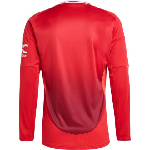 Adidas Free Shipping With AdiClub Manchester United 24/25 Long Sleeve Home Jersey
