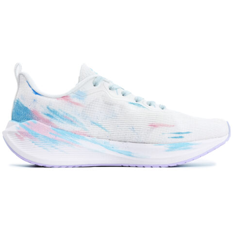 Li Ning Wuyue Cushioning Rebound Low top Casual Running Shoes Women’s Pink Blue