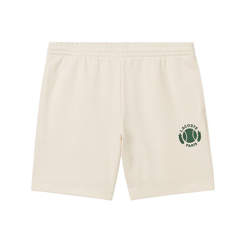 Lacoste 3D-print fleece shorts