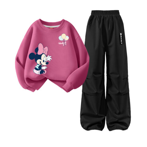 Disney Kids Casual Sportswear Crew Neck Moderate