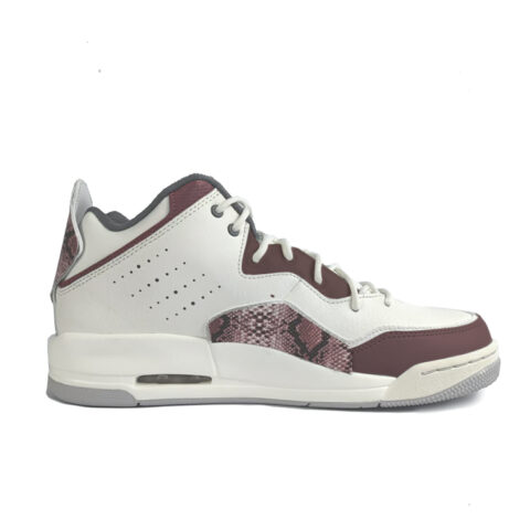 Jordan Courtside 23 Cushioning Slip Resistant Mid top Vintage Basketball Shoes Men’s Red White Gray