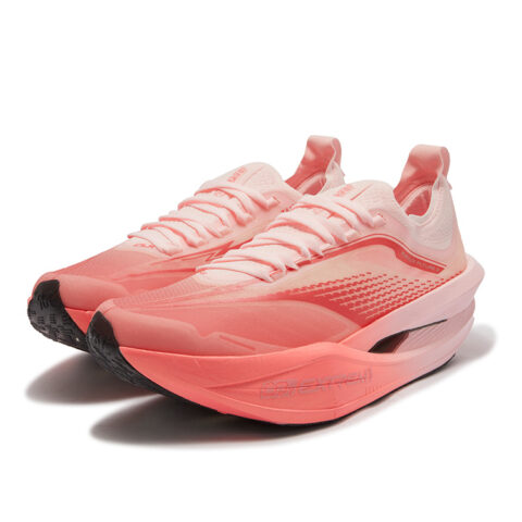 361° Feiyang Future 2.0 Cupid Low top Carbon Plate Marathon Training Race Running Shoes Unisex Neon Light Coral