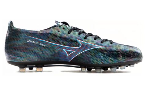 Mizuno A Japan AG Artificial Ground Slip Resistant Abrasion Resistant Soccer Shoes Unisex Black Purple