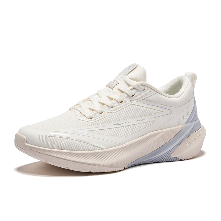 Erke Cushioning Rebound Low top City Commuting Running Shoes Women’s Microcrystal White Smoky Purple