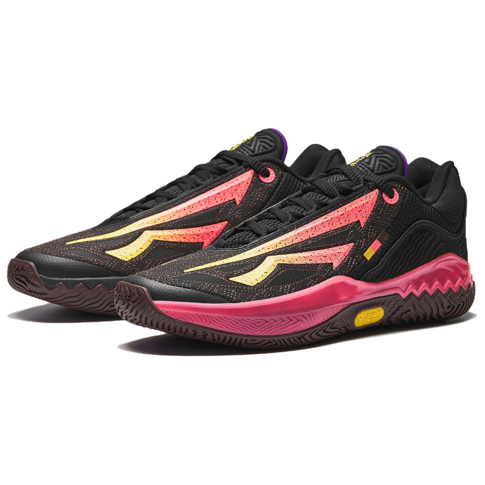 Anta KAI SPEED 2 Low top Basketball Shoes Men’s Black Pink