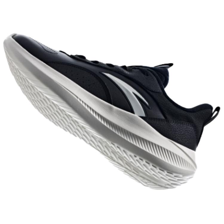Anta Liuyun Cushioning Slip Resistant Abrasion Resistant Low top Casual Running Shoes Men’s Black/Ivory White
