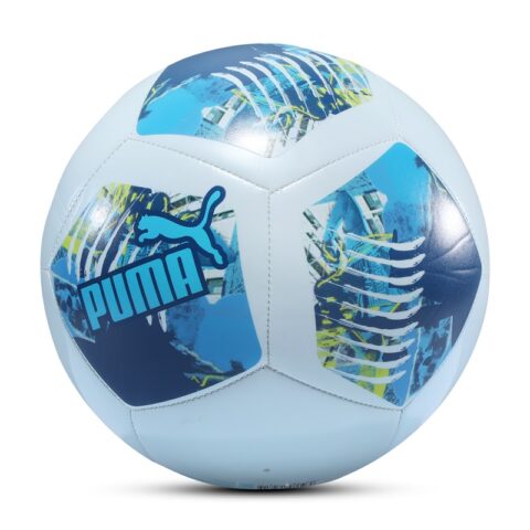 PUMA x MCFC Size 5 Machine Stitched Ball Pu White Blue Soccer Ball Unisex