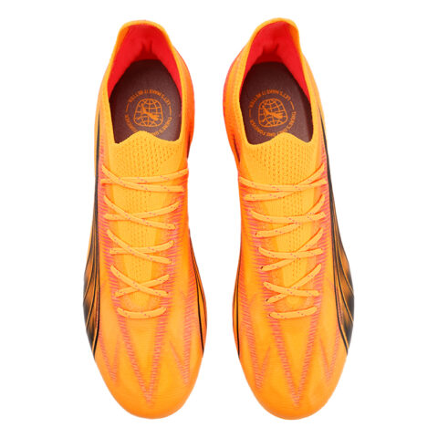 PUMA Ultra Ultimate MG Multi Ground Lightweight Soccer Shoes Unisex Orange