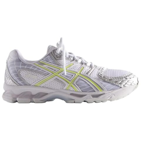 KITH x ASICS GEL Nimbus 10.1 Abrasion Resistant Low top Running Shoes Unisex White Silver