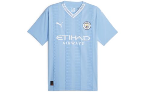 PUMA Manchester City Home Jersey Collection Soccer Jersey Men’s Blue