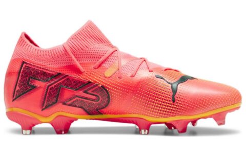 PUMA FUTURE 7 MATCH AG Artificial Ground FG Firm Ground Cushioning, Wear Resistant Soccer Shoes Men’s Red
