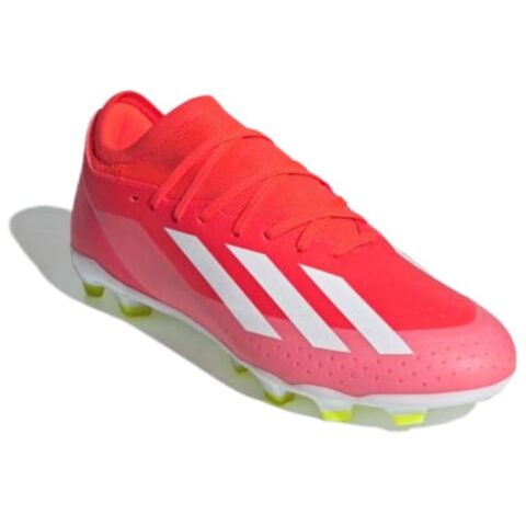 Adidas X CRAZYFAST LEAGUE Artificial Turf Slip Resistant Abrasion Resistant Soccer Shoes Men’s Red White