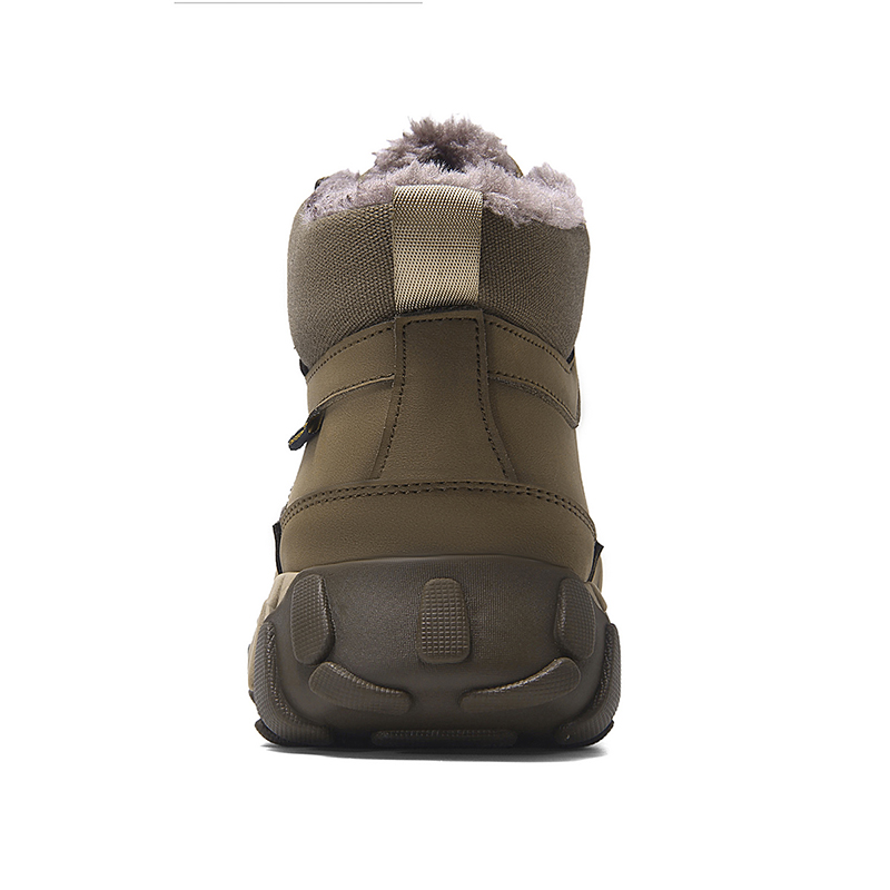 Jeep Comfortable Minimalist Style, Versatile Fleece Lined Thermal High top Outdoor Shoes Men’s