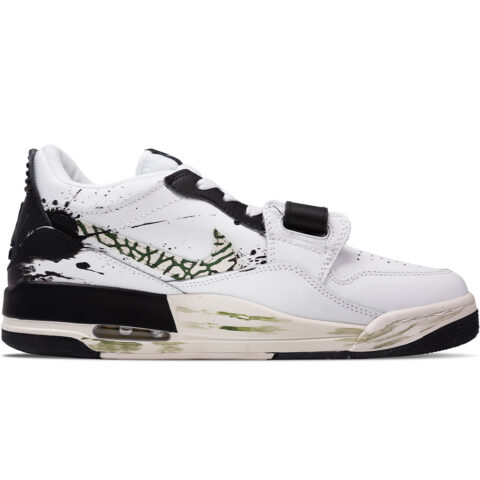 Jordan Legacy 312 Slip Resistant Low top Vintage Basketball Shoes Men’s Black White
