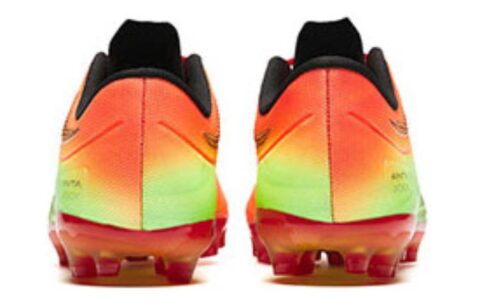 Anta MG Comfortable Slip Resistant Soccer Shoes Men’s Fluorescent Laser Red