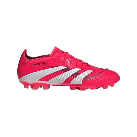 Adidas PREDATOR ELITE AG Artificial Ground Slip Resistant Abrasion Resistant Soccer Shoes Unisex Red White