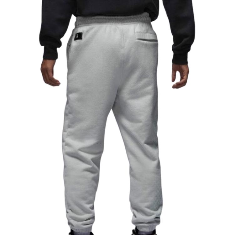 Jordan Flight Fleece Sports Pants Men’s Gray White