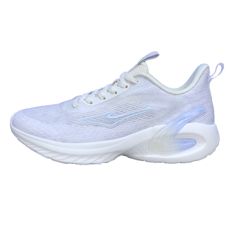Erke Cushioning Breathable Lightweight Low top Casual Sprint City Commuting Running Shoes Women’s White