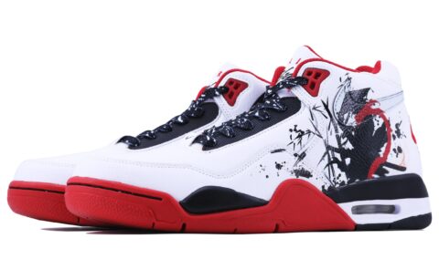 Nike Flight Legacy Swordsman SDS Cushioning Mid top Vintage Basketball Shoes Unisex White