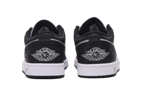 Jordan Air Jordan 1 Slip Resistant Low top Vintage Basketball Shoes Men’s Black White