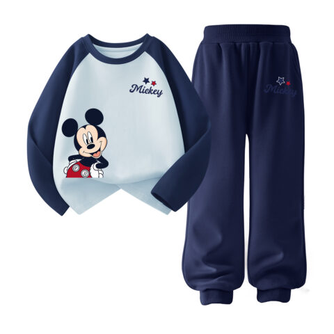 Disney Kids Casual Sportswear Crew Neck Moderate