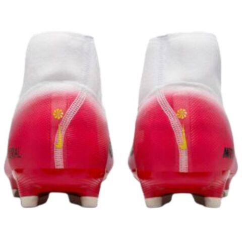 Nike Mercurial Superfly 10 Academy Abrasion Resistant Soccer Shoes Unisex White Red