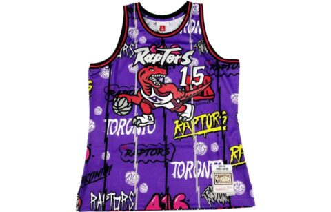 Mitchell Ness Basketball Jersey Unisex Purple