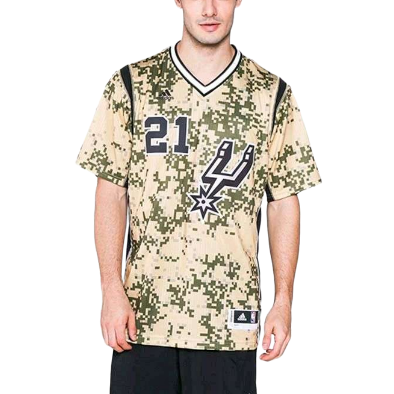 Adidas Basketball Jerseys Men’s Green V Neck Moderate