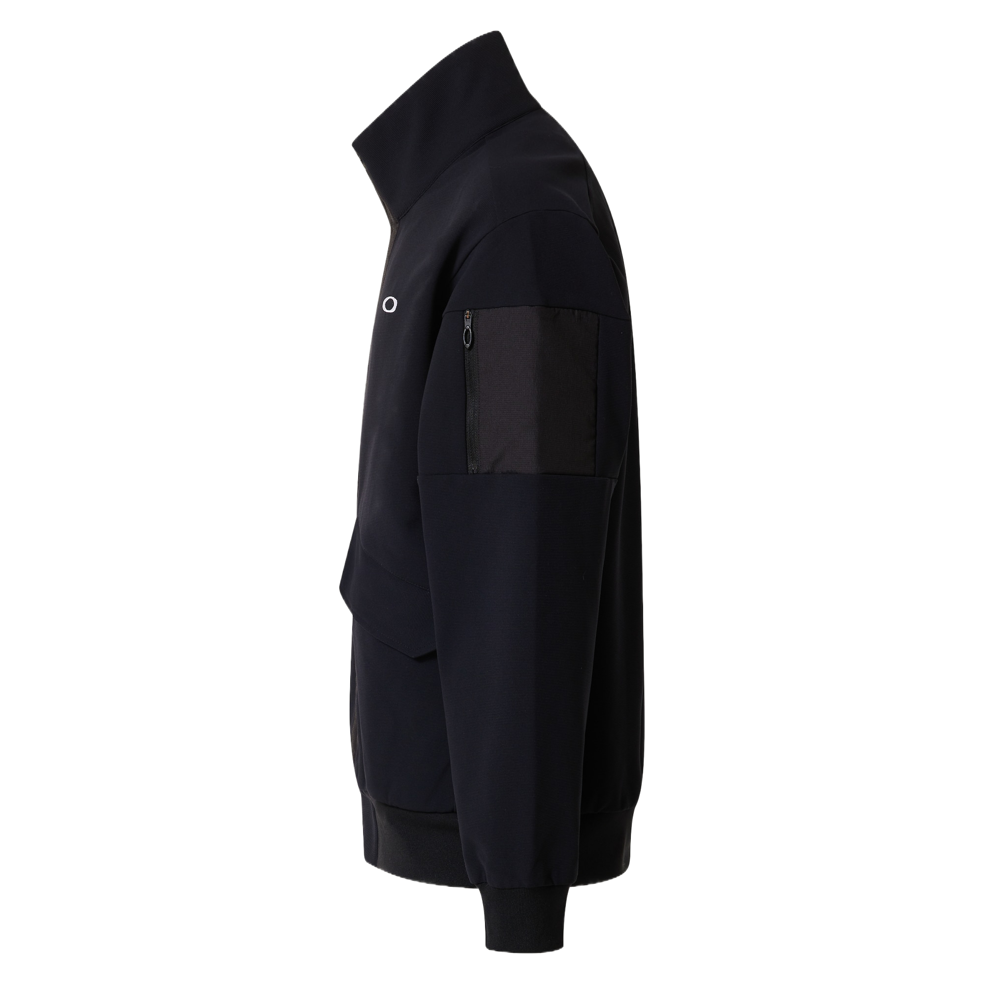 Oakley Fleece Tops Men’s Black Stand Collar Moderate Soft Shell