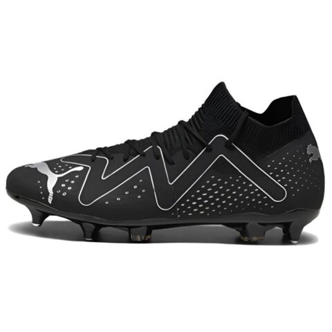 PUMA Future Match Mxsg Comfortable SG Soft Ground Abrasion Resistant Soccer Shoes Men’s Black