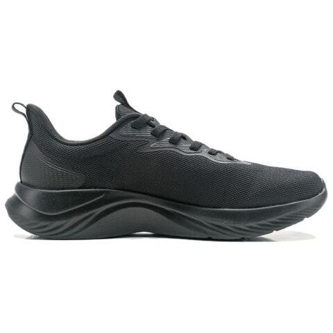 QIAODAN Slip Resistant Abrasion Resistant Cushioning Low top Casual Running Shoes Men’s Black