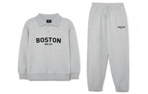 MLB Moderate Casual Sportswear Kids' Light Heather Gray