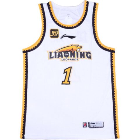 Li Ning CBA Collection Basketball Jersey League Version 24 25, Liaoning Team, Fu Hao Size 1 Men's Standard White