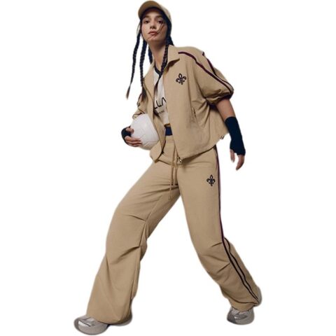 Palladium Sports Pants Women’s Milk Tea Beige Moderate