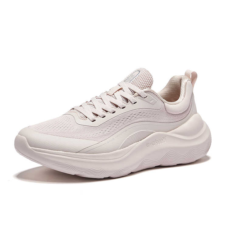 Erke Cushioning Rebound Slip Resistant Low top Training City Commuting Running Shoes Women’s Painted Gray