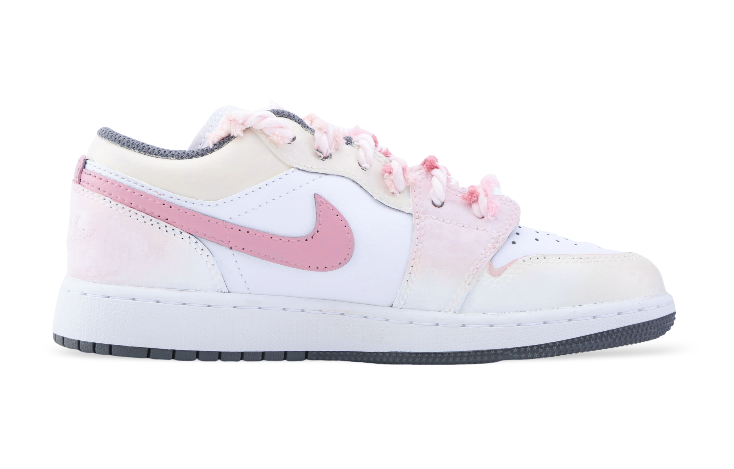 Jordan Air Jordan 1 Drippy Love Journal Abrasion Resistant Abrasion Resistant Low top Vintage Basketball Shoes Unisex