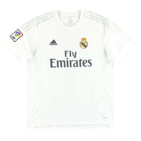 Adidas Real Madrid 2015 16 Home Shirt Ronaldo Soccer Jersey Men’s White
