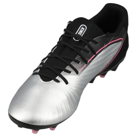 PUMA KING MATCH Soccer Shoes Unisex Silver Gray