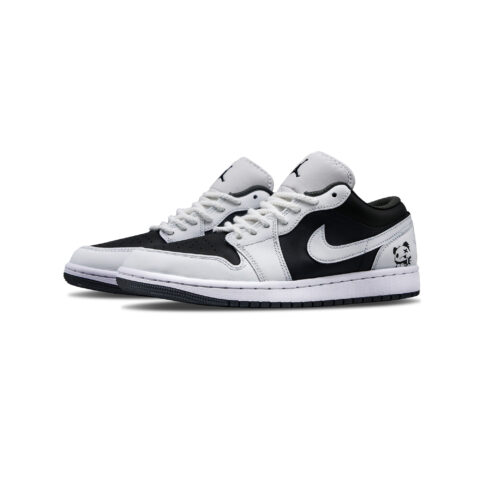 Jordan Air Jordan 1 Low 0° Low top Vintage Basketball Shoes Unisex Black White