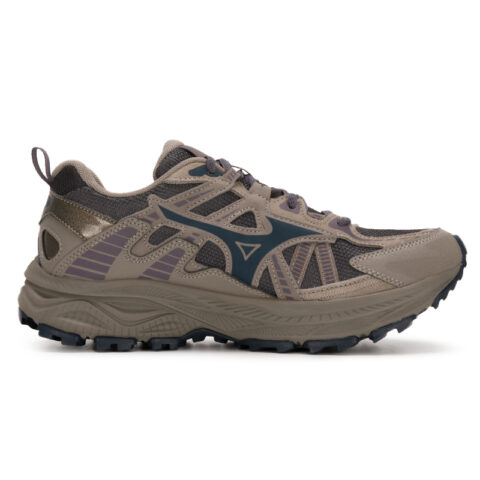 Mizuno Racer Trail Cushioning Breathable Lightweight Running Shoes Unisex Gray