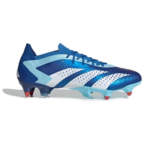 Adidas Predator Accuracy.1 Soft And Comfortable Non slip Lightweight Soccer Shoes Unisex Blue White