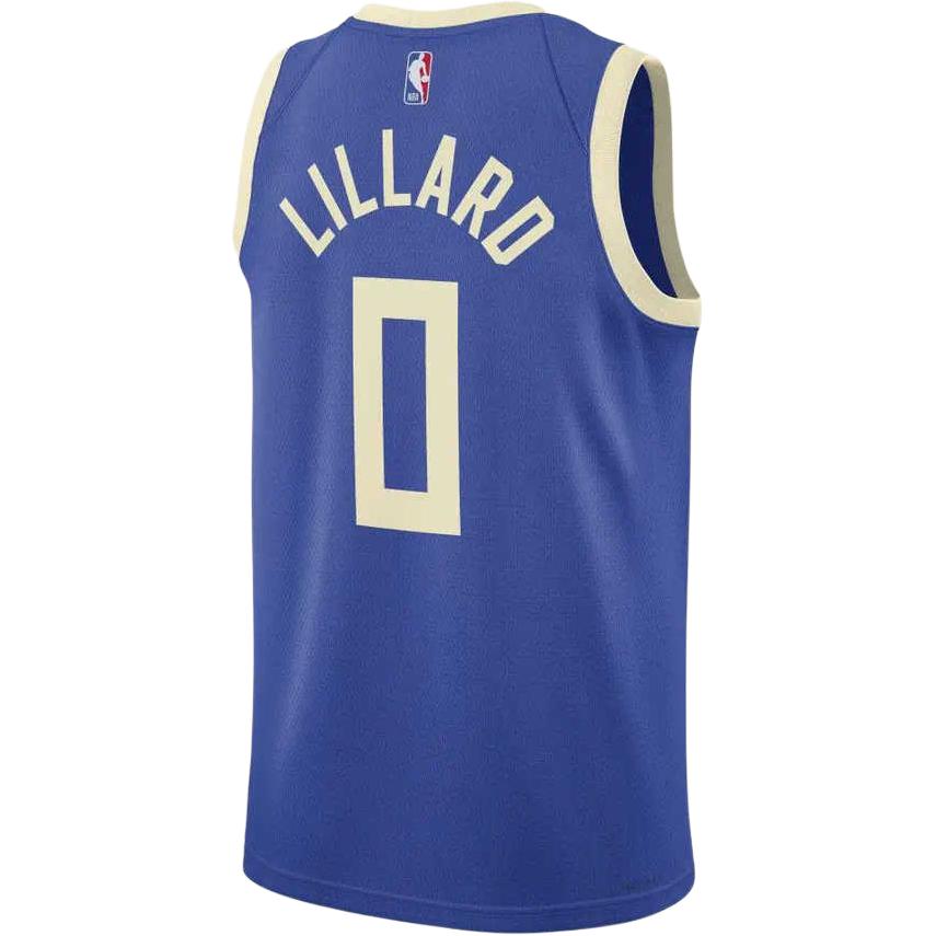 Nike Damian Lillard Milwaukee Bucks 2024/25 City Edition Men’s Nike Dri FIT Nba Swingman Jersey