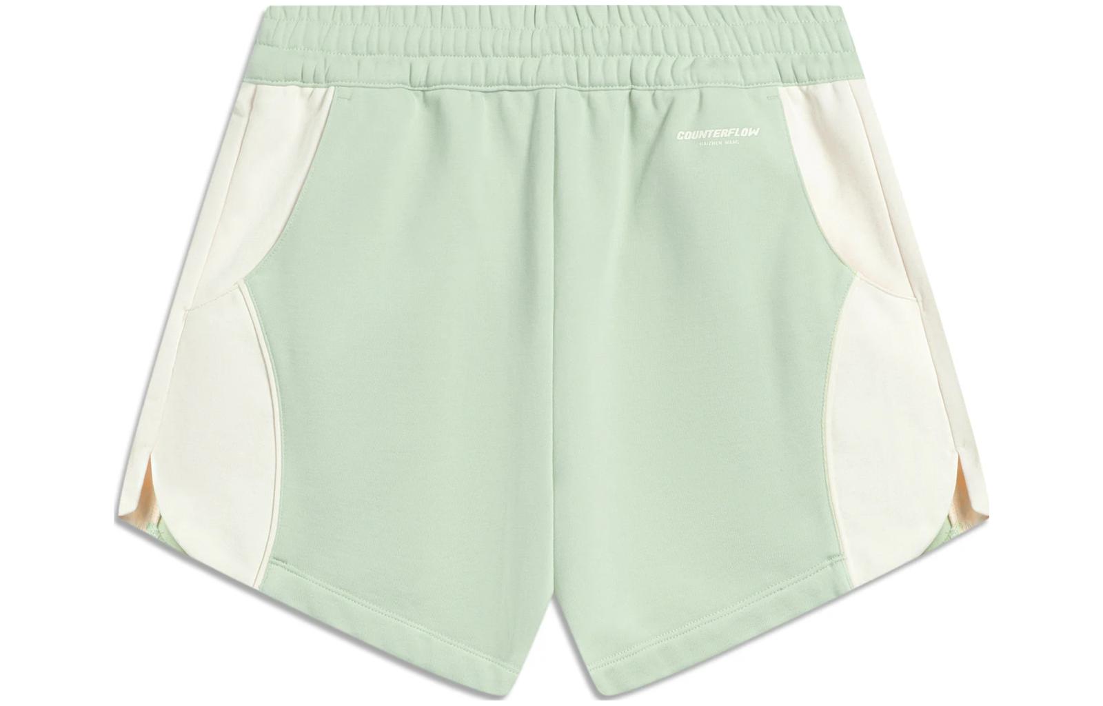 Li Ning x HZW, CF Tracing Sports Shorts Women's Foam Green